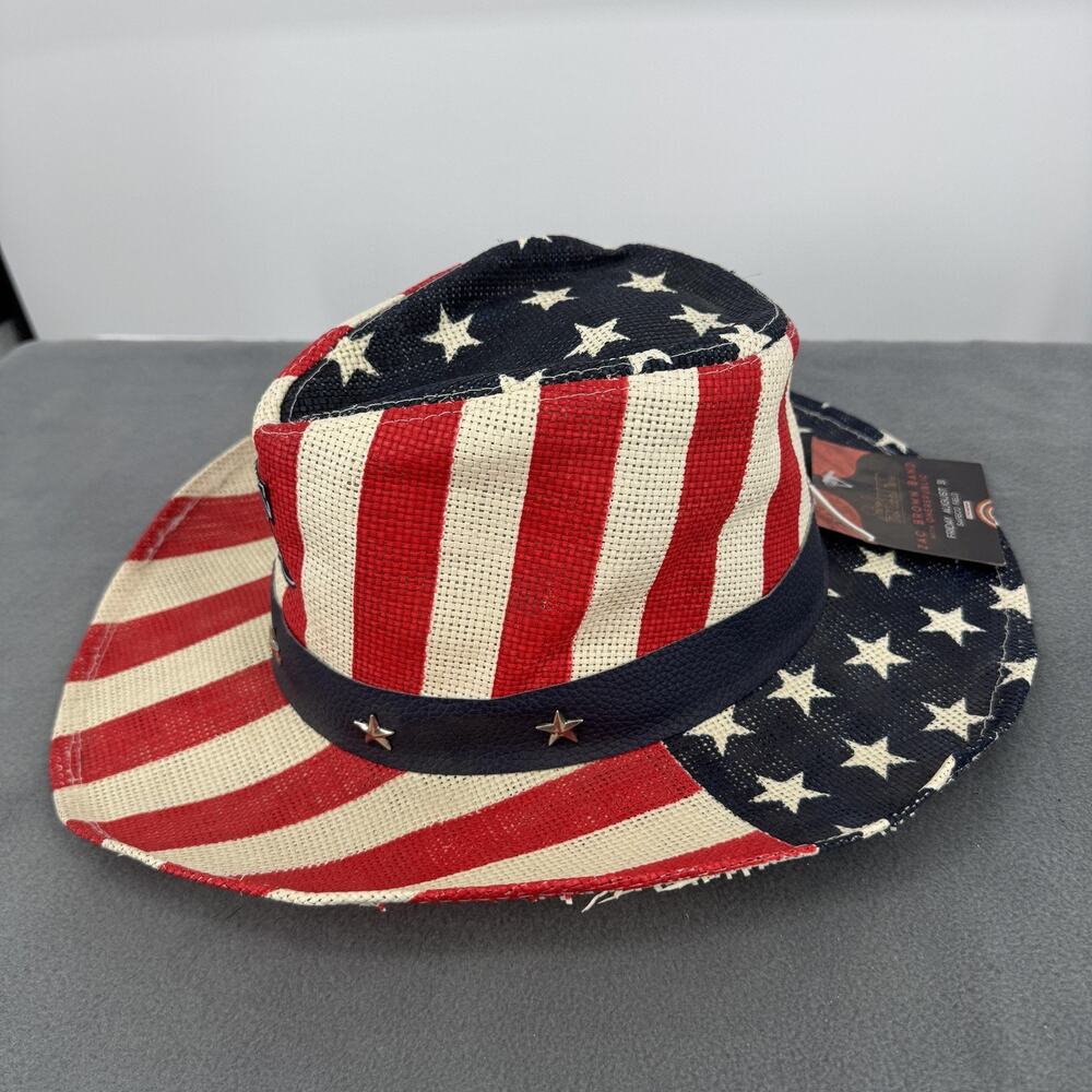 Seattle Mariners Patriotic Cowboy Hat Zac Brown Band 2018 Safeco Field USA MLB - Picture 2 of 7